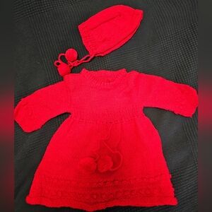 Vintage Handmade Knit Sweater Dress